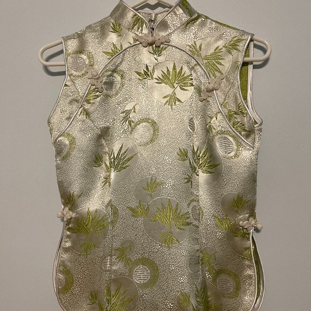 Shanghai Story Chinese Cheongsam Sleeveless Vest China Blouse for Women